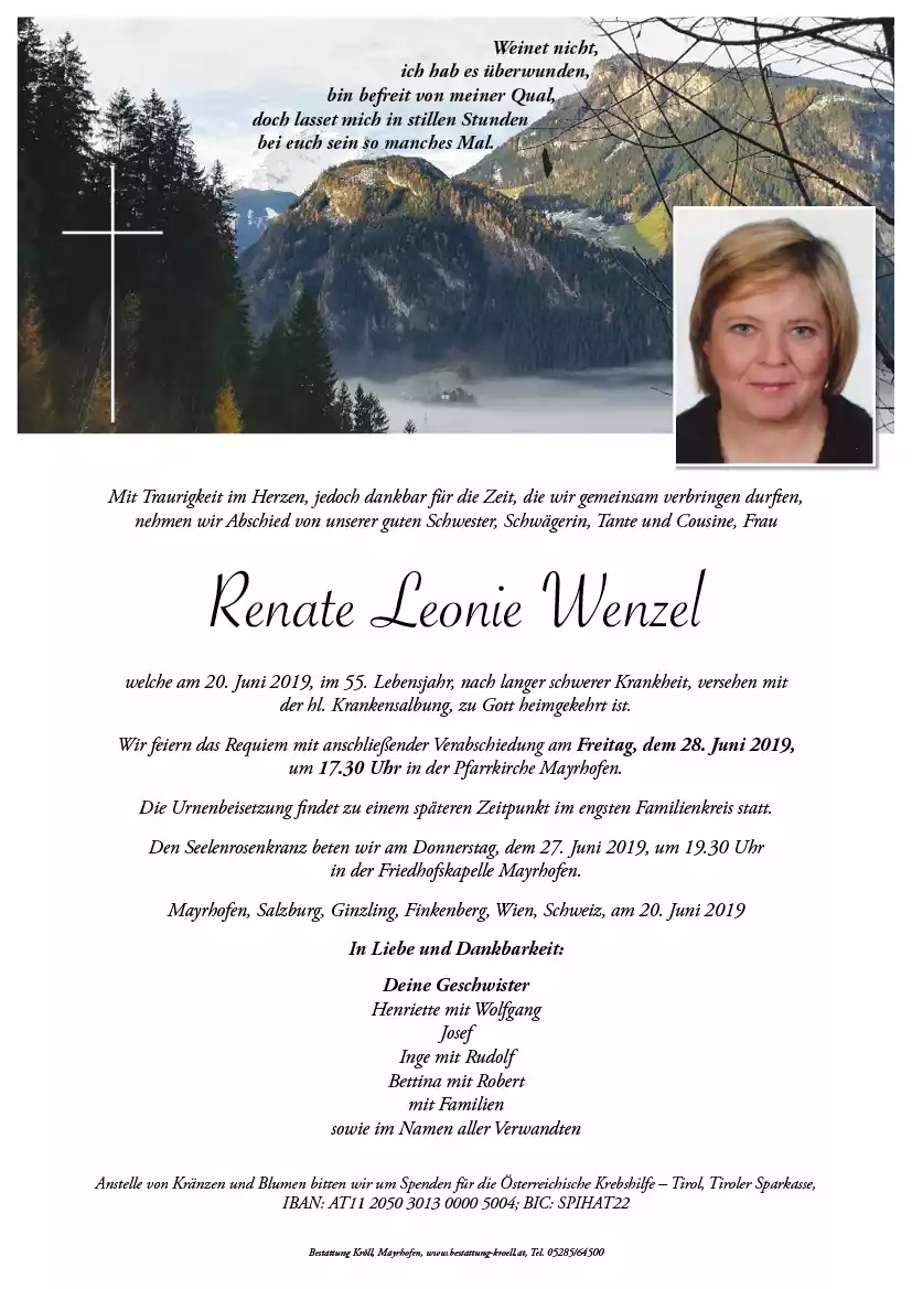 Parte von Renate Leonie Wenzel